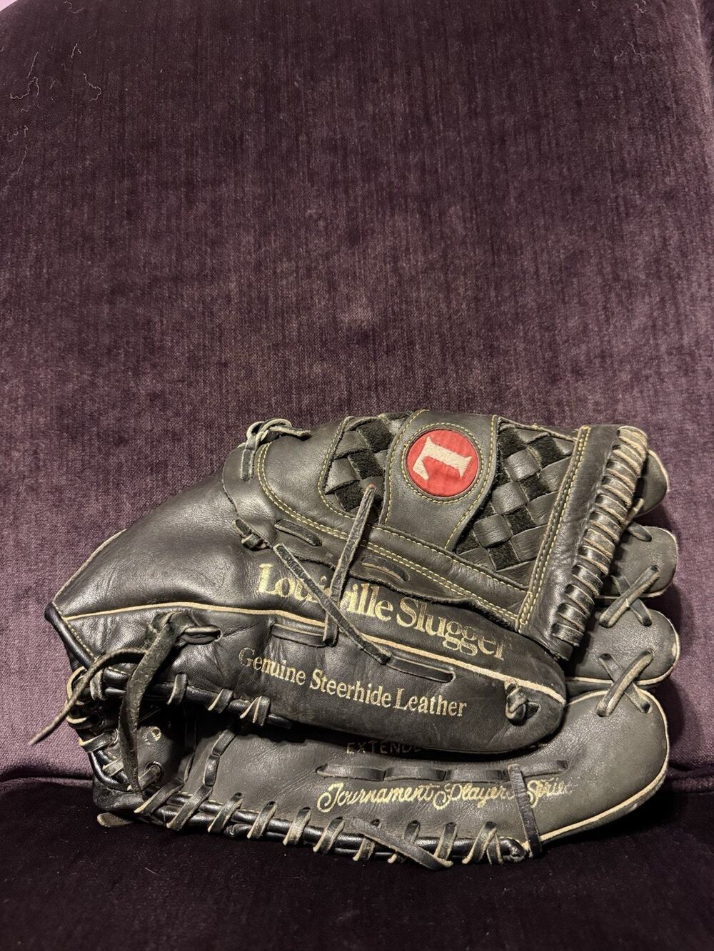 Louisville Slugger TPS Steerhide GTPS-13 13” Baseball Glove Mitt Left Hand Blk
